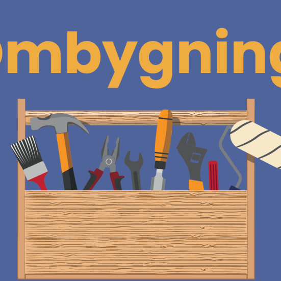 Illustration af værktøjskasse med værktøj